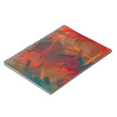 Abstract Kleurrijk Schilderij Notitieboek (Linkerzijde)