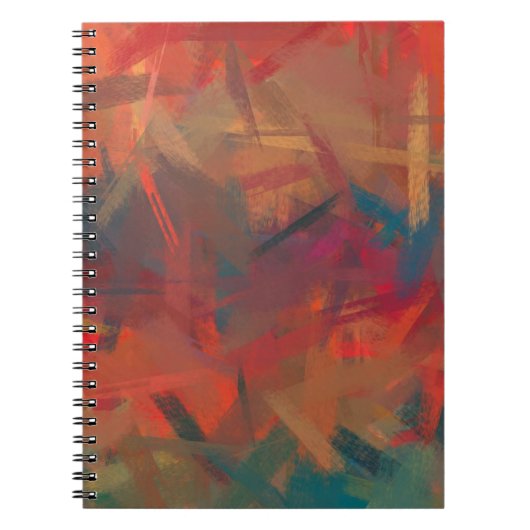 Abstract Kleurrijk Schilderij Notitieboek (Voorkant)