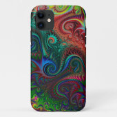Abstract kleurrijk spiraal Case-Mate iPhone case (Achterkant)