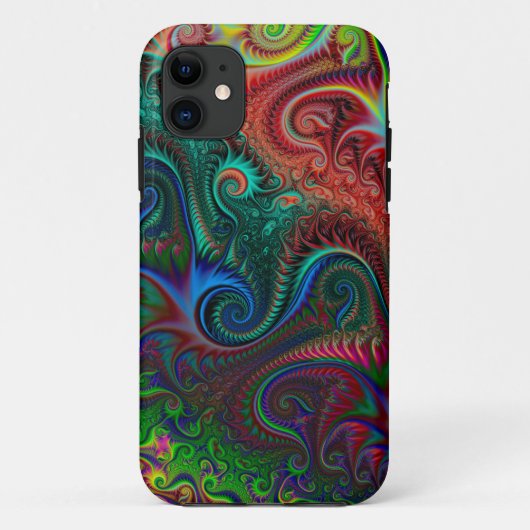 Abstract kleurrijk spiraal Case-Mate iPhone case (Achterkant)