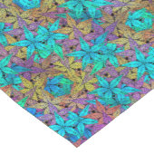 Abstract kleurrijk sterpatroon korte tafelloper (Hoek)