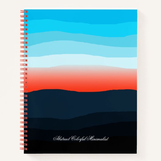 Abstract, kleurrijk, stervormig Notitieboek (Voorkant)