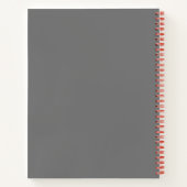 Abstract, kleurrijk, stervormig Notitieboek (Achterkant)