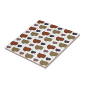 Abstract kleurrijk tegeltje (Zijkant)