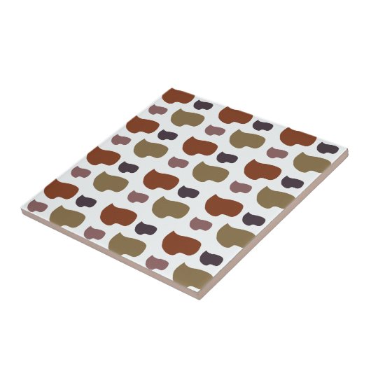 Abstract kleurrijk tegeltje (Zijkant)