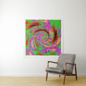 Abstract Kleurrijk Tornado Patroon Wandkleed (In Situ (horizontaal))