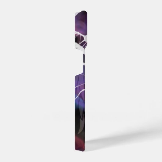 Abstract kleurrijk verwarmd hart iPhone hoesje (Rechterkant)