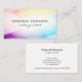 Abstract kleurrijk visitekaartje (Voorkant / Achterkant)