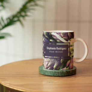 Abstract kleurrijk voedsel koffiemok