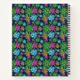 Abstract Kleurrijk Vuurwerk Bloemspiraal Notitiebo Notitieboek
