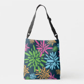 Abstract kleurrijk vuurwerkbloemen Tas (Achterkant)