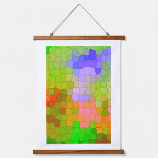 Abstract kleurrijk wandontwerp hangend wandkleed