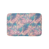 Abstract kleurrijk Waterverf bloemmotief Badmat (Voorkant)