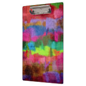 Abstract kleurrijk Waterverf patroon Klembord (Links)