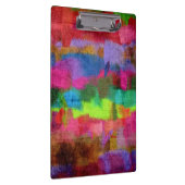 Abstract kleurrijk Waterverf patroon Klembord (Rechts)