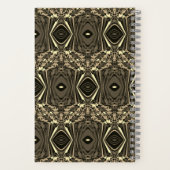 Abstract Kleurrijke Draai Ingeknepen Halfsteense / Notitieboek (Achterkant)