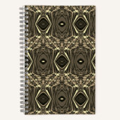 Abstract Kleurrijke Draai Ingeknepen Halfsteense / Notitieboek (Voorkant)