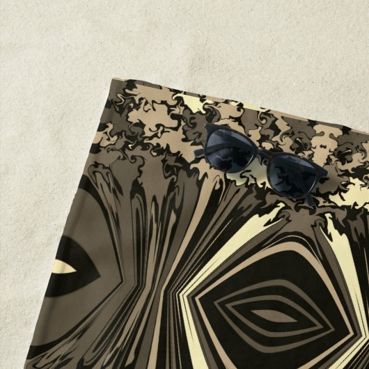 Abstract Kleurrijke Draai Pinch Half Baksteen / Se Strandlaken (In situ)