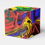 Abstract Kleurrijke Draaiende / Geduwd / Bedankdoosjes (Voorkant Zijde)
