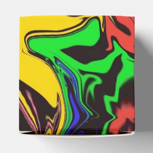 Abstract Kleurrijke Draaiende / Geduwd / Bedankdoosjes (Bovenkant)