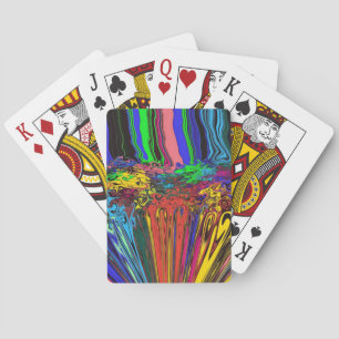 Abstract Kleurrijke Draaiers / Geduwd & Geperst / Pokerkaarten