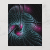 Abstract Kleurrijke Fantasie Fractal Poster (Voorkant)