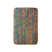 Abstract Kleurrijke Geometrische Patchwork Badmat (Voorkant Verticaal)