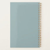 Abstract kleurrijke groene rode ogen trendy Planne Planner (Achterkant)