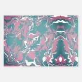 Abstract kleurrijke Merge Inpakpapier Vel (Voorkant 3)