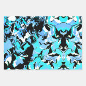 Abstract kleurrijke Merge Inpakpapier Vel (Voorkant 3)