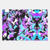 Abstract kleurrijke Merge Inpakpapier Vel (Voorkant)