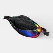 Abstract Kleurrijke Neon Lights Pattern Fanny Pack Heuptasje (Open)