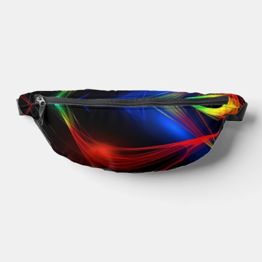 Abstract Kleurrijke Neon Lights Pattern Fanny Pack Heuptasje (Liggend)