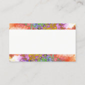 abstract kleurrijke sjabloon voor visitekaartjes (Achterkant)