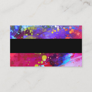 abstract kleurrijke sjabloon voor visitekaartjes