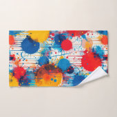 Abstract Kleurrijke Spat-art Bad Handdoek (Handdoek)