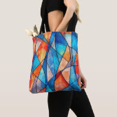 Abstract Kleurrijke Tote Bag (Dichtbij)