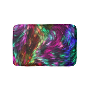 Abstract Kleurrijke Vacht Achtergrond-24605 Badmat