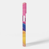 Abstract Kleurrijke Wervelingen Monogram Case-Mate iPhone Case (Achterkant / Rechts)