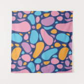 Abstract kleurvormpatroon wandkleed (Voorkant (horizontaal))