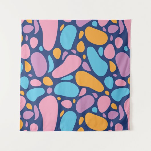 Abstract kleurvormpatroon wandkleed (Voorkant)