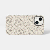 Abstract klokpatroon iPhone hoesje (Achterkant horizontaal)