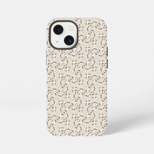 Abstract klokpatroon iPhone hoesje (Achterkant)
