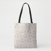 Abstract klokpatroon tote bag (Voorkant)