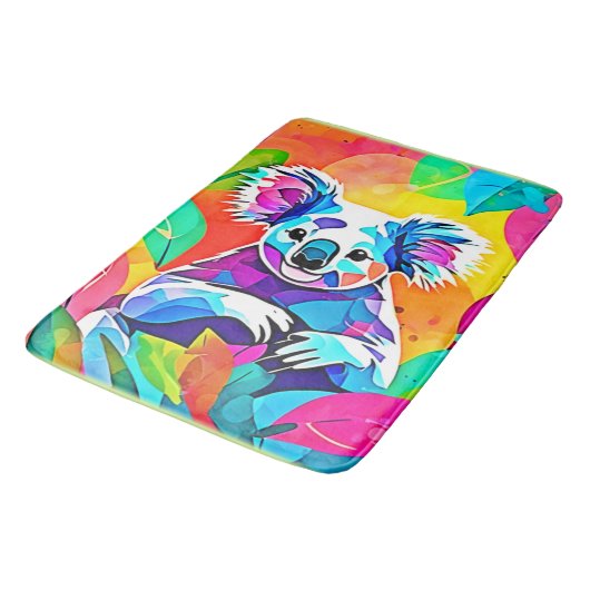 Abstract Koala-ontwerp Badmat (Gekanteld)