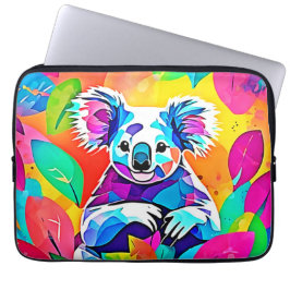Abstract Koala-ontwerp Laptop Sleeve
