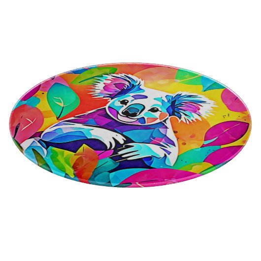 Abstract Koala-ontwerp Snijplank (Hoek)