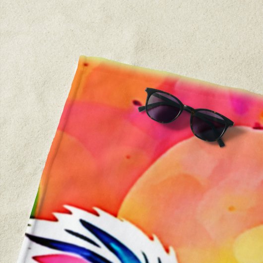 Abstract Koala-ontwerp Strandlaken (In situ)