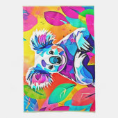 Abstract Koala-ontwerp Theedoek (Verticaal)