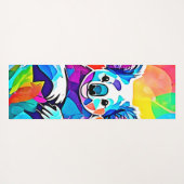 Abstract Koala-ontwerp Yogamat (Achterkant (horizontaal))